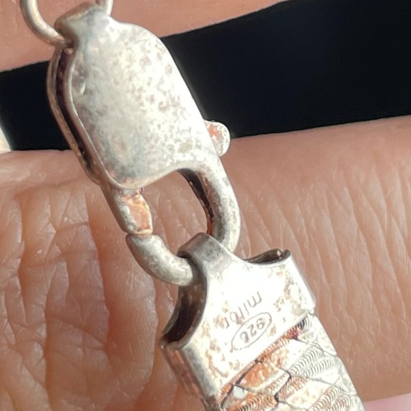 Vintage Milor Sterling Silver 925 bracelet bangle - Picture 8 of 12